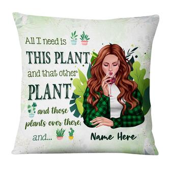 Personalized Love Gardening All I Need Pillow - Thegiftio UK
