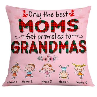Personalized Mom Grandma Kids Promoted Pillow - Thegiftio UK