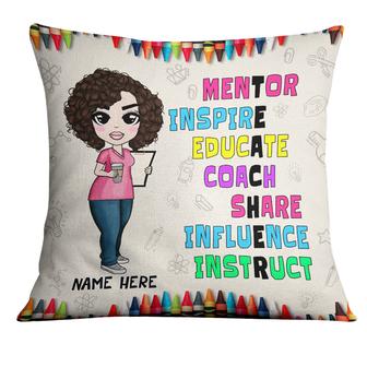 Personalized Teacher Gifts, Proud Teacher Pillow - Thegiftio
