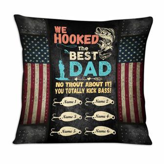 Personalized Fishing Dad Grandpa Pillow - Thegiftio UK