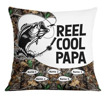 Personalized Fishing Dad Grandpa Pillow - Thegiftio UK