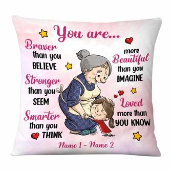 Personalized Mom Grandma Daughter Granddaughter You Are Pillow - Thegiftio UK