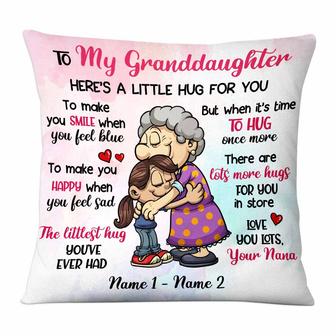 Personalized Mom Grandma Granddaughter Daughter Hug For You Pillow - Thegiftio UK