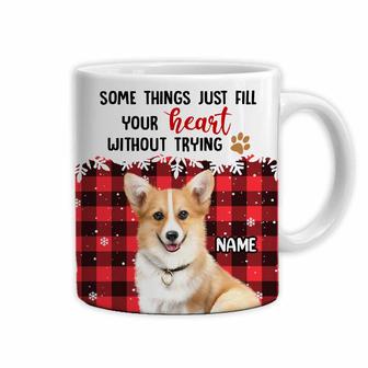 Personalized Dog Cat Photo Christmas Mug - Thegiftio UK