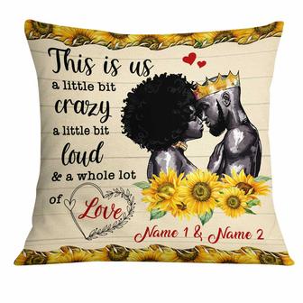 Personalized BWA Couple This Is Us Pillow - Thegiftio UK