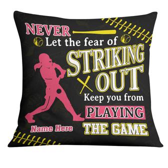 Personalized Love Softball Pillow - Thegiftio UK