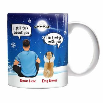 Personalized Dog Memo Christmas Conversation Mug - Thegiftio UK