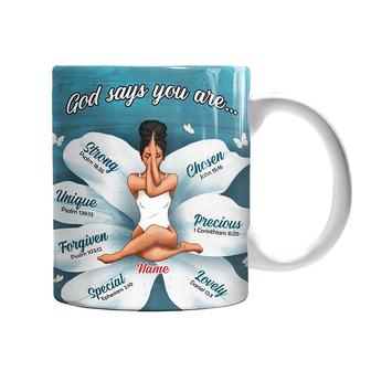 Personalized God Says BWA Mug - Thegiftio UK