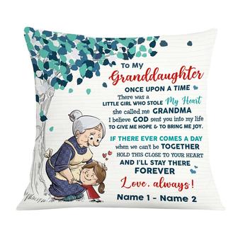 Personalized Grandma Granddaughter Grandson Pillow - Thegiftio UK