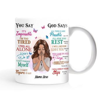 Personalized God Says You Are Mug - Thegiftio UK