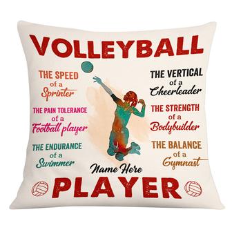 Personalized Love Volleyball Pillow - Thegiftio UK