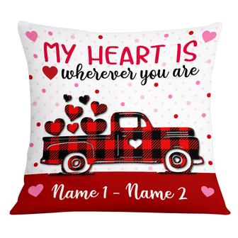 Personalized Valentine Couple, Gift For Couples, Husband Wife Pillow - Thegiftio