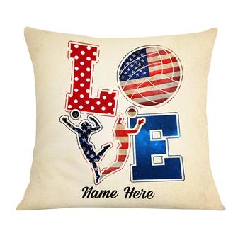 Personalized Volleyball Gift For Volleyball Lovers, Love Volleyball Pillow - Thegiftio UK
