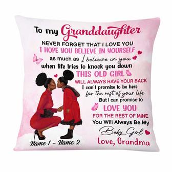Personalized BWA Daughter Granddaughter Mom Grandma Pillow - Thegiftio UK