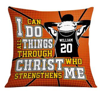 Personalized Basketball Lover, Love Basketball Pillow - Thegiftio