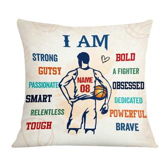 Personalized Love Basketball Player Pillow - Thegiftio