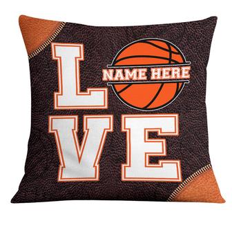 PersonalizedI Gift For Basketball Lover, Love Basketball Pillow - Thegiftio