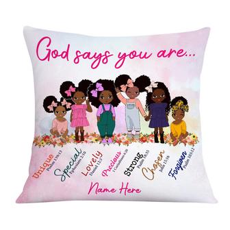 Personalized BWA Daughter Granddaughter Pillow - Thegiftio UK
