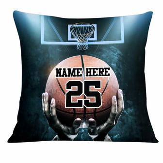 Personalized Basketball Lovers, Love Basketball Player Pillow - Thegiftio
