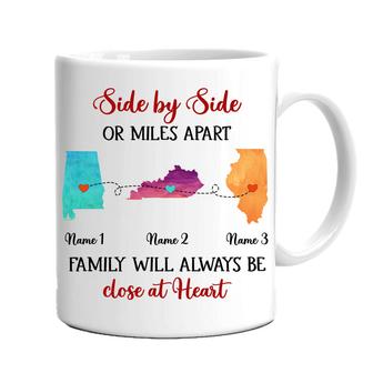 Personalized Family Long Distance Mug - Thegiftio UK