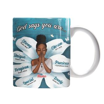 Personalized God Says BWA Mug - Thegiftio UK