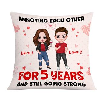 Personalized Couple Icon Pillow - Thegiftio UK