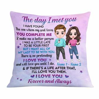 Personalized Couple Icon Pillow - Thegiftio UK