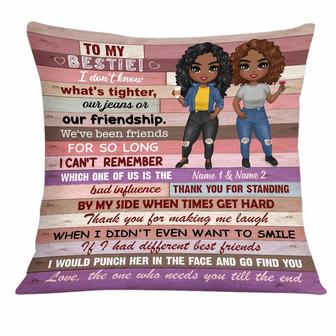 Personalized Best Friend Gift, Best Friend, To My Friend Pillow - Thegiftio