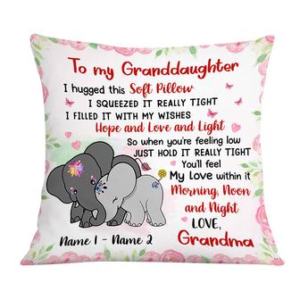 Personalized Hug This Pillow Mom Grandma Daughter Granddaughter - Thegiftio UK