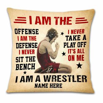 Personalized Gift For Wrestler, Wrestling Cheer, Wrestling Pillow - Thegiftio UK