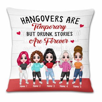 Personalized Friends Icon Drunk Stories Pillow - Thegiftio UK