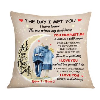 Personalized Couple The Day Pillow - Thegiftio UK