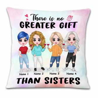 Personalized Family Icon Sister Pillow - Thegiftio UK