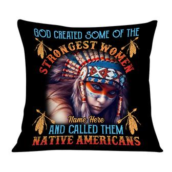 Personalized Native American Girl Pillow - Thegiftio UK