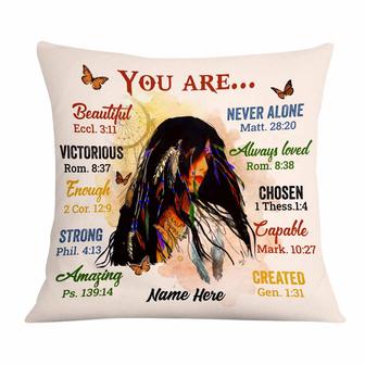 Personalized Native American Girl You Are Pillow - Thegiftio UK