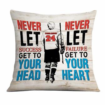 Personalized Gift For Hockey Lovers, Hockey Pillow - Thegiftio UK