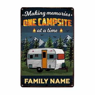 Personalized Metal Sign for Camping Lovers - Thegiftio UK