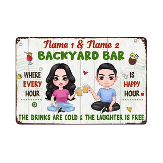 Personalized Metal Sign for Outdoor Decor Lovers - Thegiftio UK
