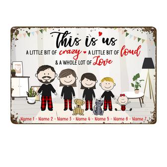 Personalized Vintage Metal Sign for Family Decor - Thegiftio UK