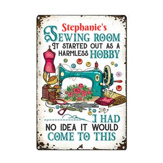 Personalized Indoor Decor Metal Sign for Home - Thegiftio UK