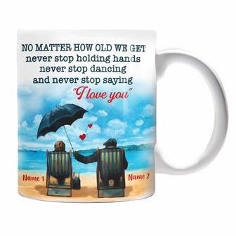 Personalized Old Couple Mug - Thegiftio UK