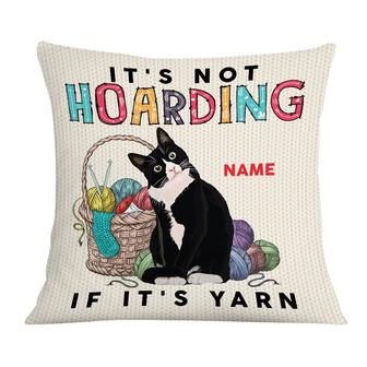Personalized Crochet Gift, Gift For Crochet , Crochet Gift, Crochet Cat Pillow - Thegiftio UK