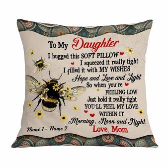 Personalized Mom Grandma Son Grandson Daughter Granddaughter Pillow - Thegiftio