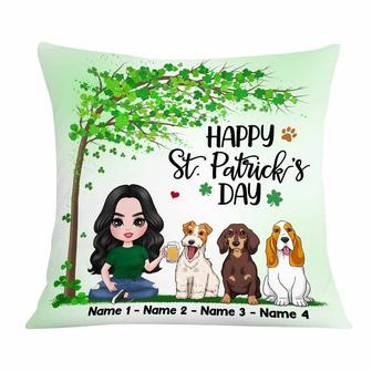 Personalized Patrick's Day Dog Pillow - Thegiftio UK