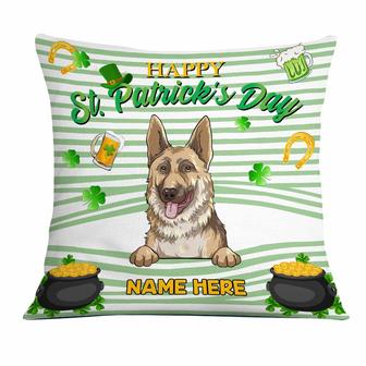 Personalized Patrick's Day Dog Pillow - Thegiftio UK
