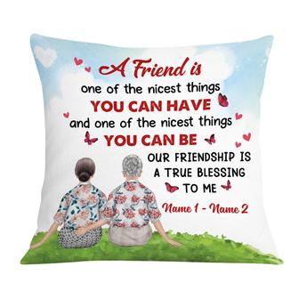Personalized Old Friends Nicest Things Pillow - Thegiftio UK