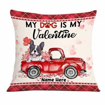 Personalized Dog Valentine Pillow - Thegiftio UK