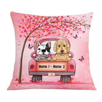 Personalized Dog Mom, Fur Mama For Life, Dog Valentine Pillow - Thegiftio