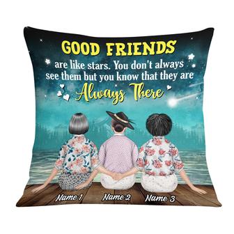 Personalized Old Friends Pillow - Thegiftio UK