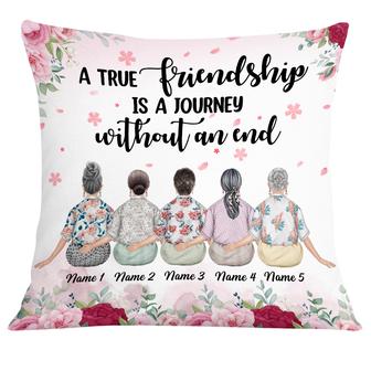 Personalized Old Friends Pillow - Thegiftio UK